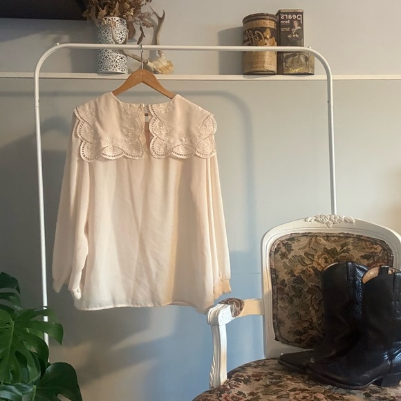 Vintage 100% Silk Blouse Amy Su Kung - Picture 3 of 4